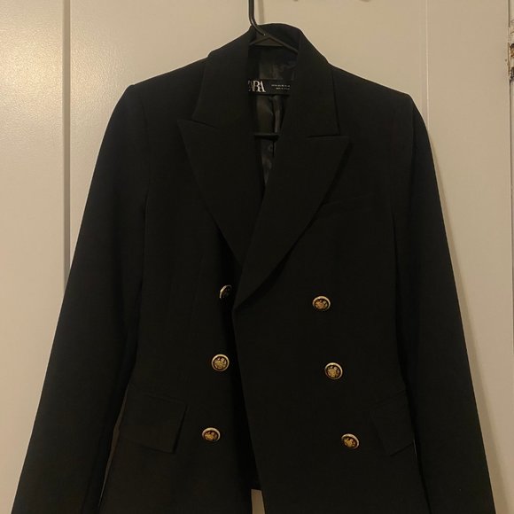 Zara Blazer with Gold Buttons - Picture 2 of 5